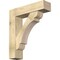 Ekena Millwork Olympic Block Rough Sawn Bracket w/ Offset Brace, Douglas Fir, 8"W x 32"D x 36"H BKT0806X32X36OLY05RDF - alternate 1